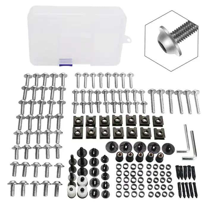 Kit complet de boulons de carénage