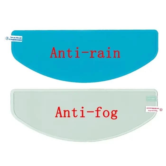 Film de pluie Transparent Anti-buée pour casque de moto