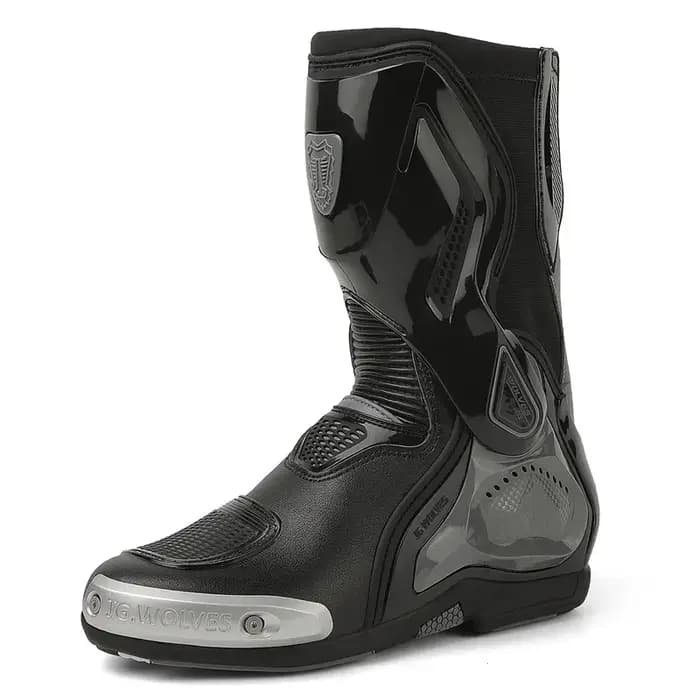 Bottes de moto pour hommes, chaussures de course tout-terrain, antidérapantes, quatre saisons, équip