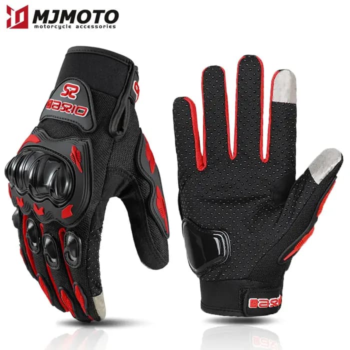 Gants de moto en maille respirante pour hommes et femmes