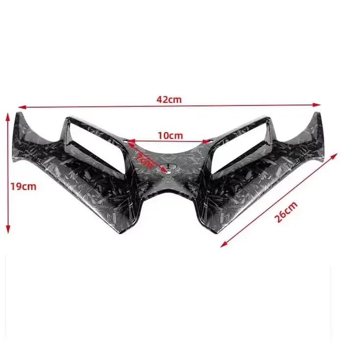 Kit d'ailes aérodynamiques de moto, accessoires de moteur de becquet pour KawasakiNinja 300 Ninja250