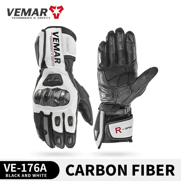 Gants de moto VEMAR Locomotive rétro en cuir de chèvre