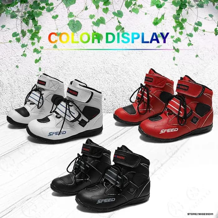 Bottes de course de motocross tout-terrain pour hommes, chaussures d'équitation de moto, cuir microcarence, bottes de moto