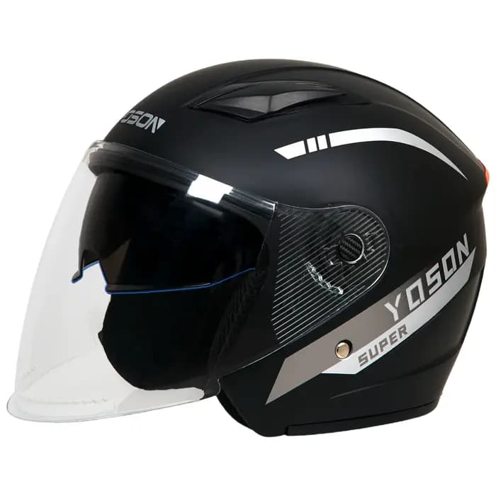 Casque de voiture électrique à double miroir quatre saisons