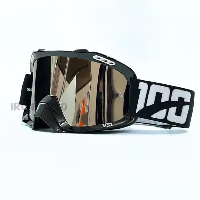 Lunettes de soleil rouges pour motocross pour hommes