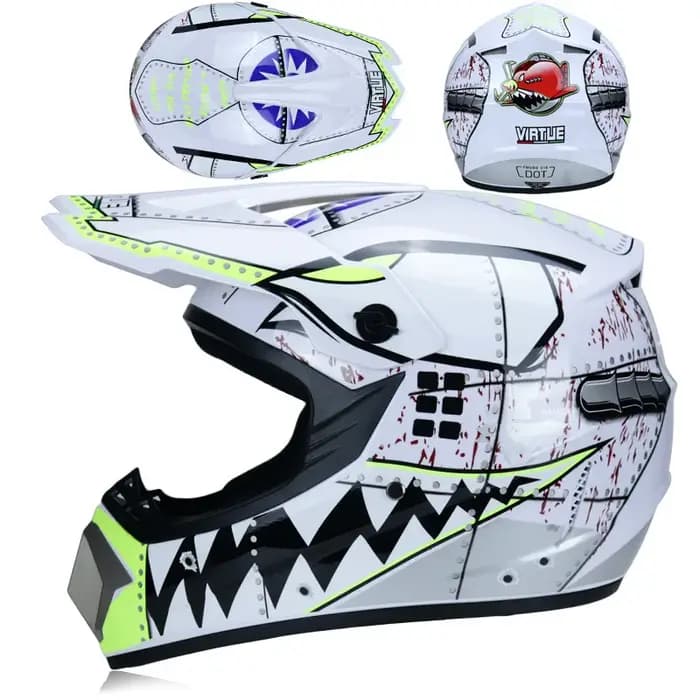 Casque de moto tout-terrain pour enfants et adultes