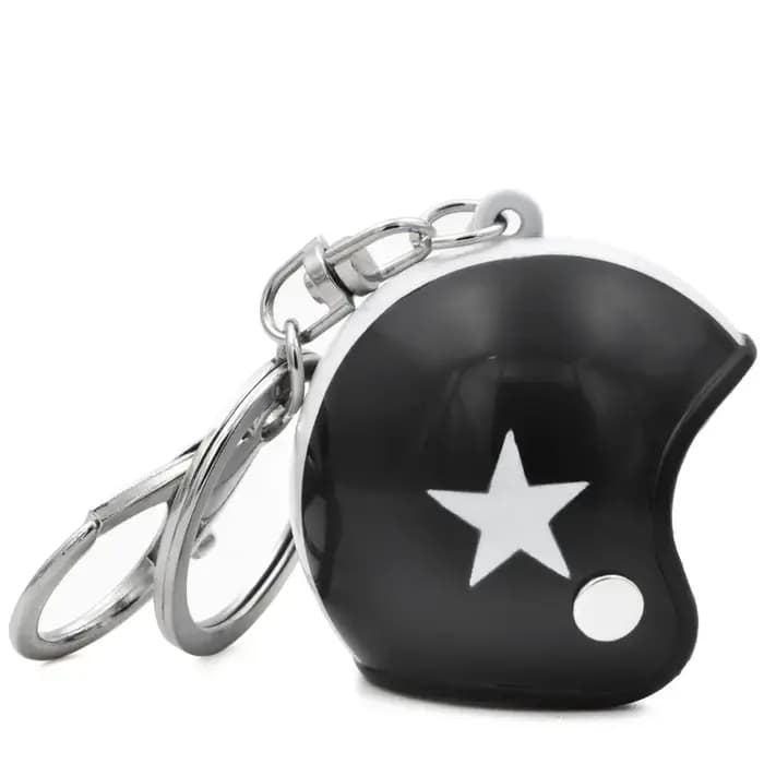 BJMOTO mode voiture moto casque porte-clés porte-clés Mini moto pendentif porte-clés hommes moteur a
