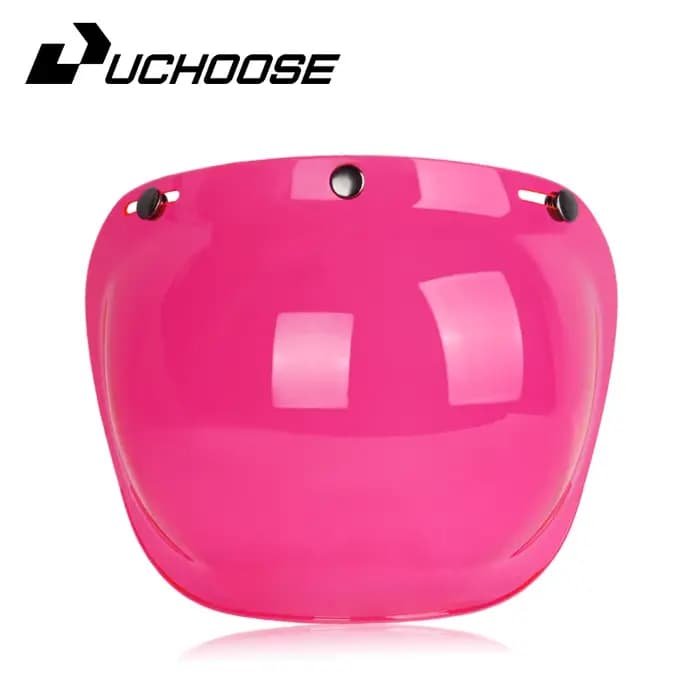 Casque de moto à miroir à bulles authentique