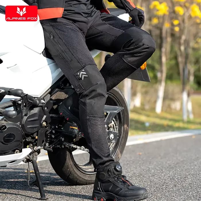 Nouveau pantalon d'équitation de Moto hommes Protection