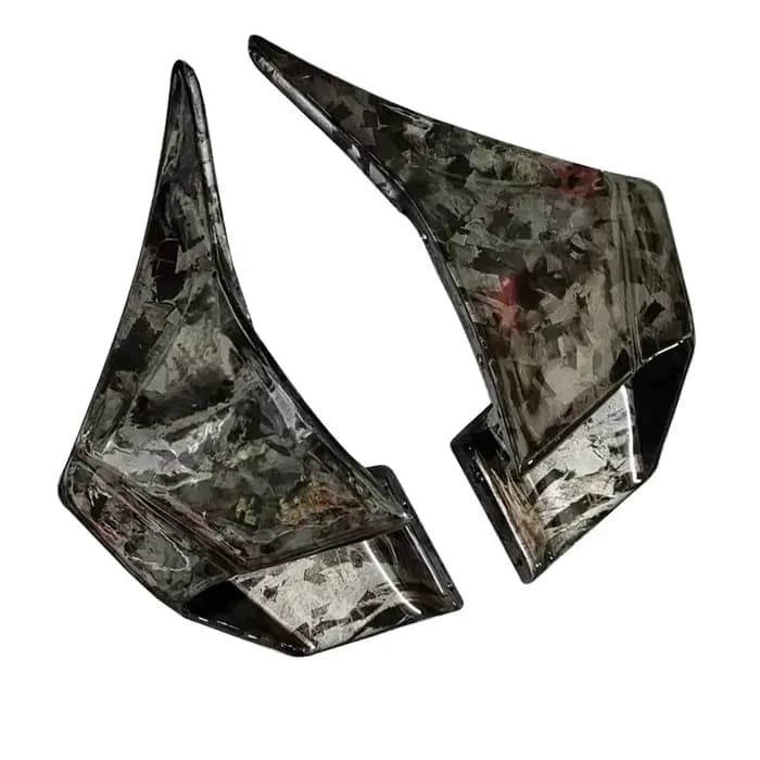 Nouveau pour Kawasaki Ninja 400 motos accessoires Winglet aérodynamique Kit d'ailes Spoilers