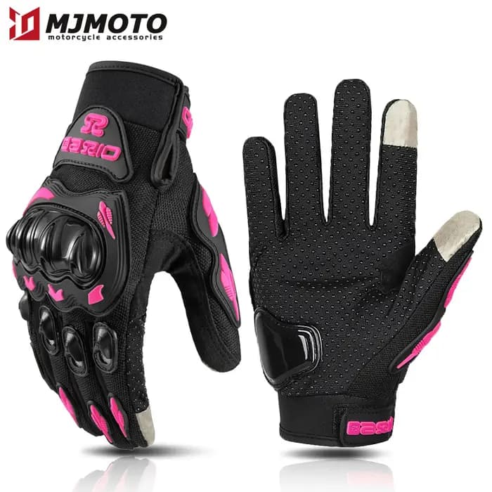 Gants de Moto d'été rose pour femmes