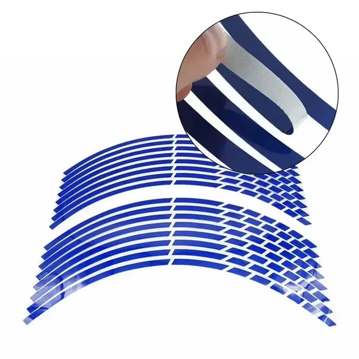 Bandes autocollantes pour pneus de roue de moto, bandes réfléchissantes pour jante, autocollant univ