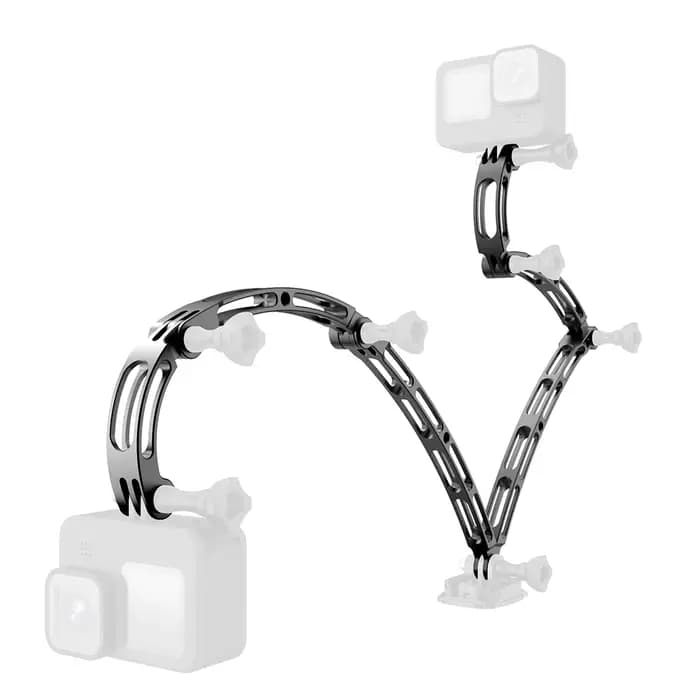 Extension de bras de casque en alliage d'aluminium