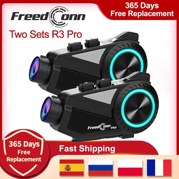 Freedconn R3 Pro casque de moto