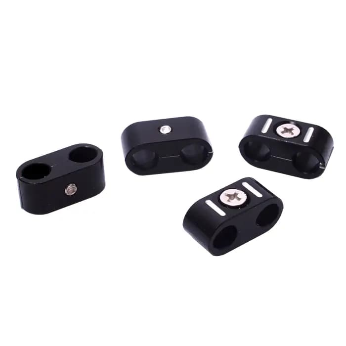 Pince de câble d'accélérateur de frein de moto universelle, 4 pièces, support de Clip, organisateur