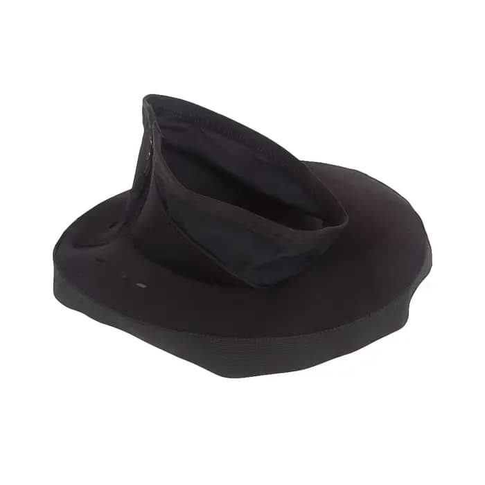 Bavette coupe-vent universelle pour casque de moto avec fermeture éclair