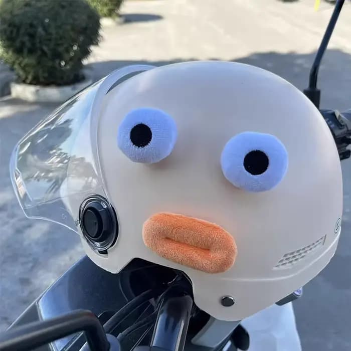 Décorations mignonnes pour casque de moto
