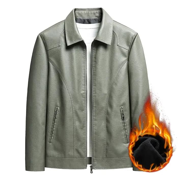 Blouson en cuir pour homme