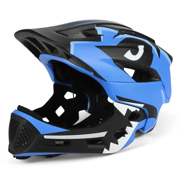 Casque de cyclisme VTT amovible pour enfants – Protection complète du visage pour la skateboard