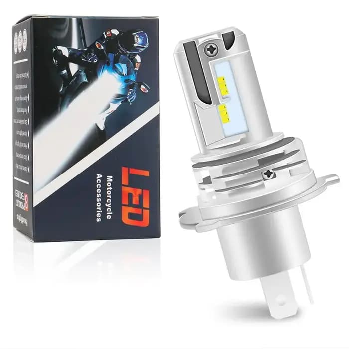 H4 LED Moto Phare Ampoules Salut Lo Faisceau