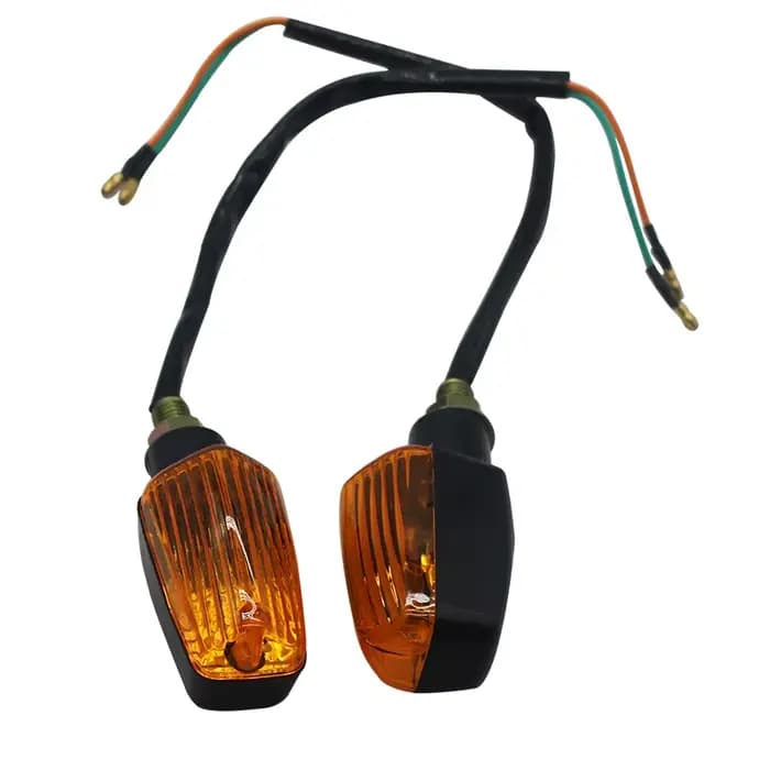 Clignotant de moto universel, ampoule ambre, clignotant, lampe de vélo