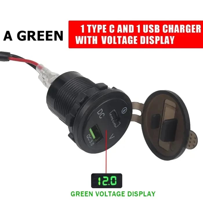 Chargeur rapide USB pour moto