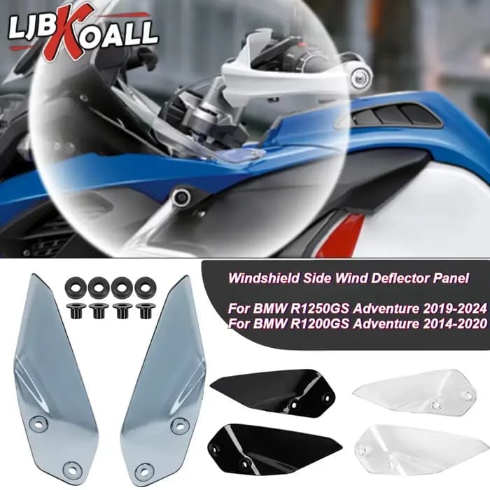 Panneau latéral de pare-brise pour BMW R1250GS Adventure 2019-2024, déflecteur de vent latéral pour