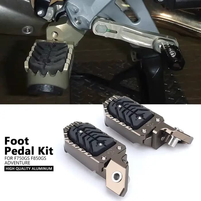 Repose-pieds larges en aluminium CNC