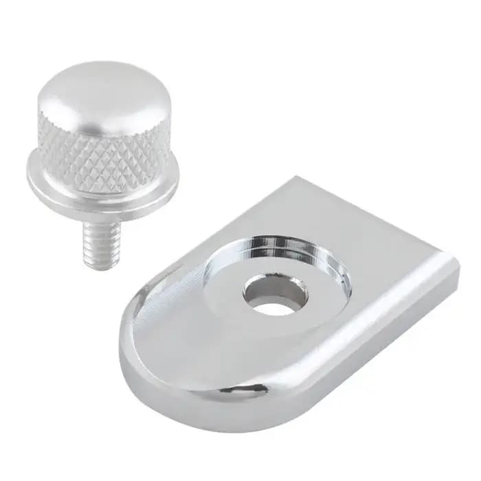 Kit de couverture de bouton de siège arrière de moto