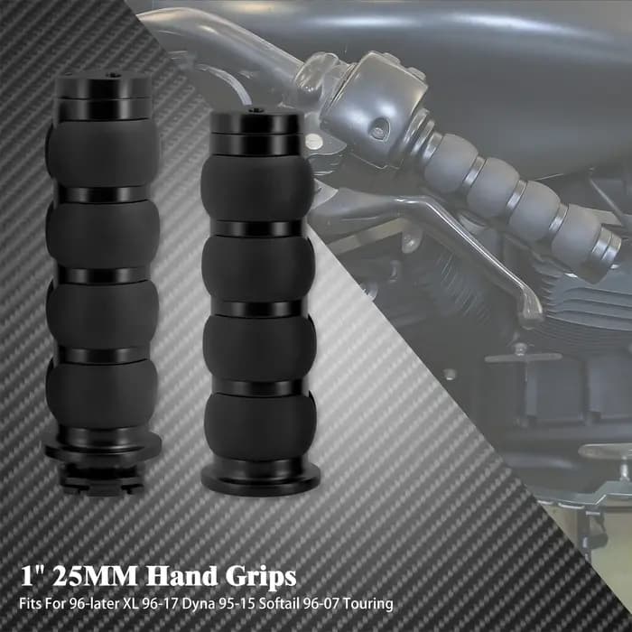 Poignées de moto 1 "25mm, barre de poignée universelle pour Harley Sportster XL1200 Touring Street G