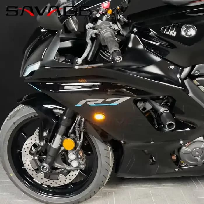 Invisible YZF R7 Clignotant De Moto LED Clignotants Lumière Pour YAMAHA YZF R6 R7 R1 R1M Clignotant
