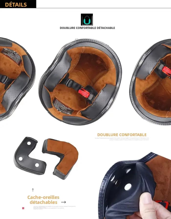 Casque Jet visage ouvert Moto Scooter personnalisé noir mat Capacete Cascos Para