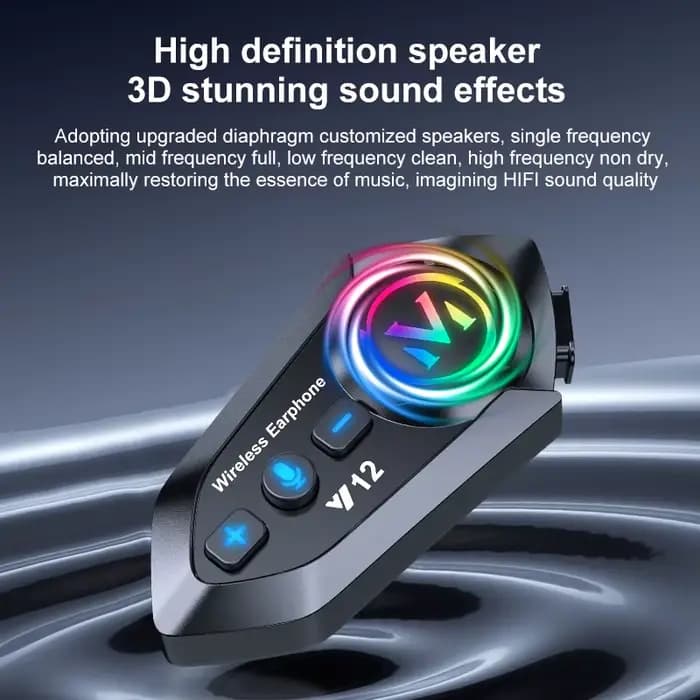 Casque de moto Bluetooth 5.4