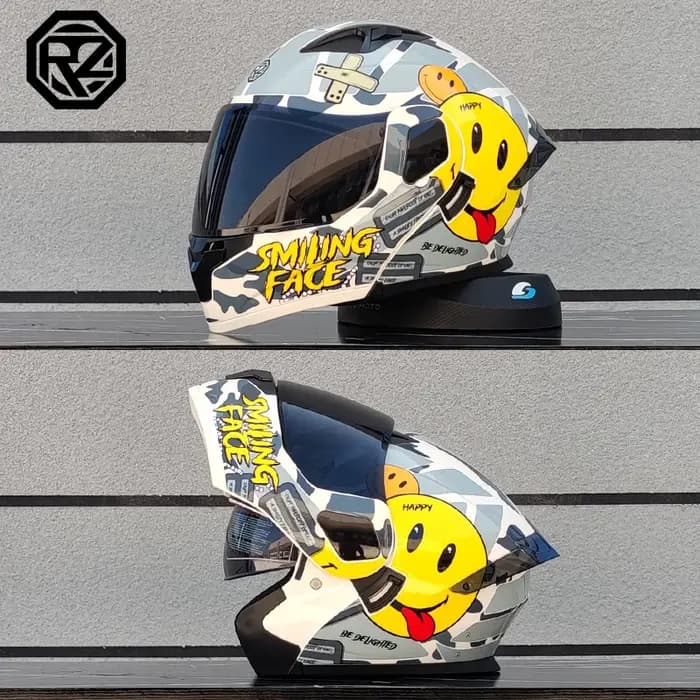 ORZ personnalisé Moto casque intégral hommes femmes mode double lentille casques Motocross course modulaire rabattable