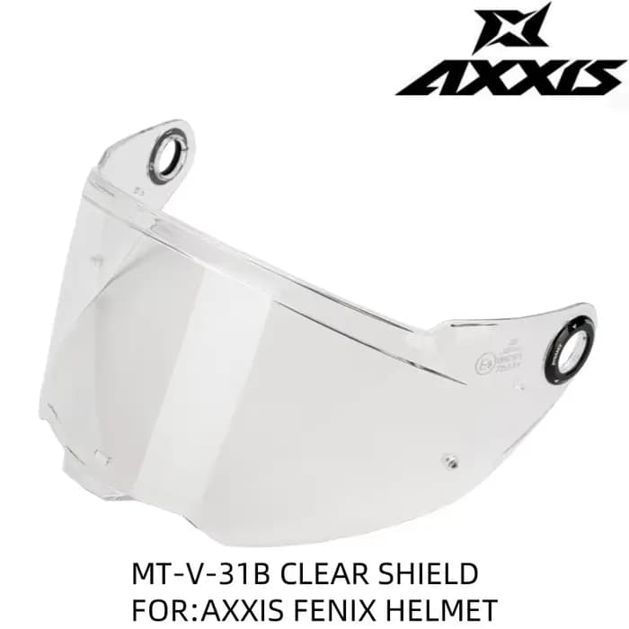 Visière de remplacement Axxis Fenix Helmet Shield, MT-V-31B, accessoires Axxis originaux, installati