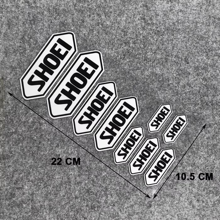 Autocollant de couleur réfléchissante pour casque SHOEI, rénovation de moto, décoration étanche, acc