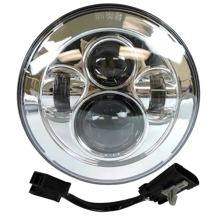 Pour Harley 7 "projecteur Led Moto phare + 4 1/2 antibrouillard feux de croisement pour Touring Electra Glide7 pouces