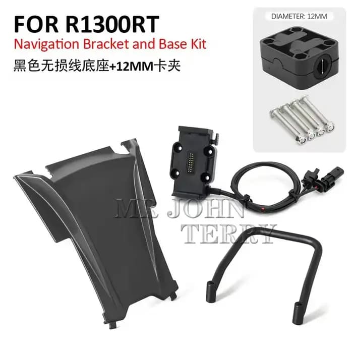Nouveaux accessoires moto pour BMW R1300RT R1300 RT R 1300 RT 2025 2026 Support de fixation pour pare-brise pour téléphone portable et GPS