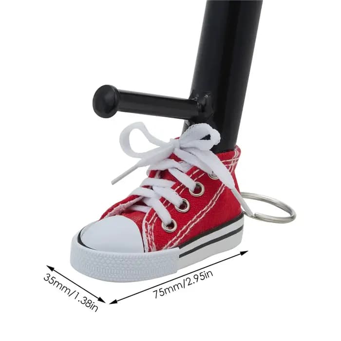 Support latéral en toile pour chaussures de moto, 1 pièce, Mini chaussures mignonnes, couvre-pied en