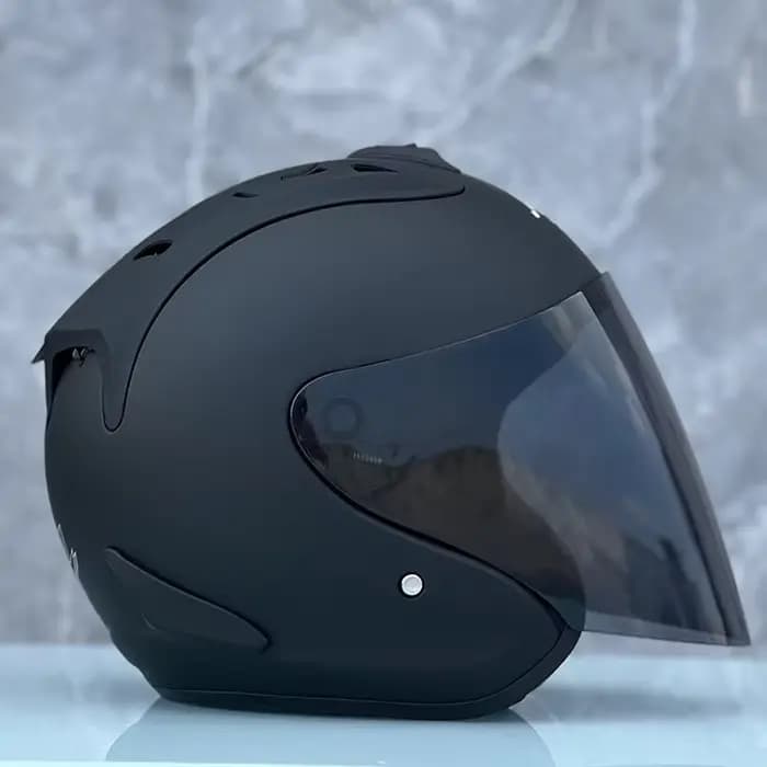 Ram4 noir mat demi-casque hommes et femmes moto tout-terrain casque d'été descente course montagne croix Casco Capacete