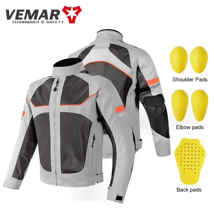 Veste de moto d'été pour hommes