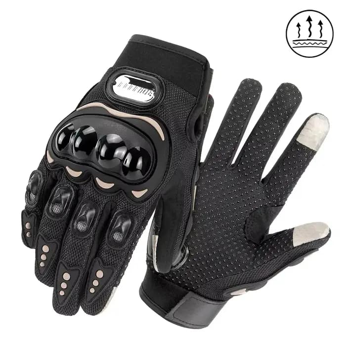 Nouveaux gants de moto rétro gants respirants en cuir véritable pour hommes et femmes gants de Scoot