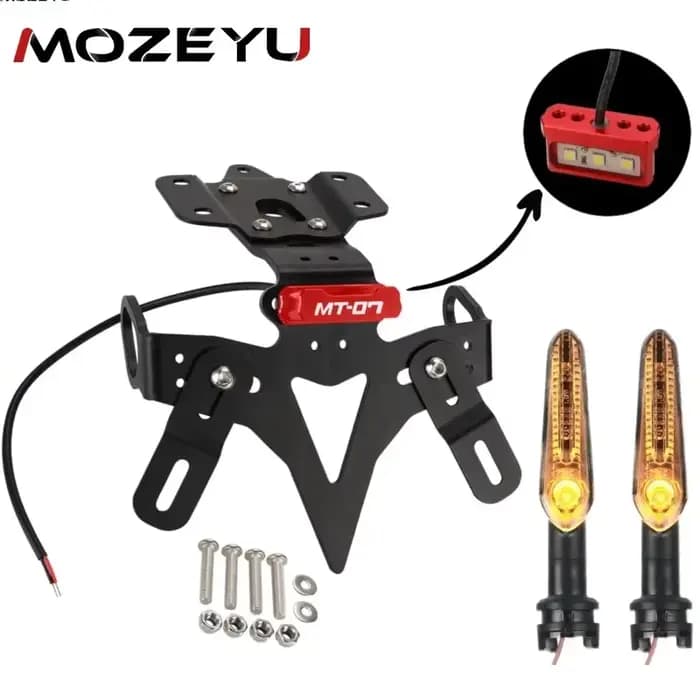 Support de plaque d'immatriculation 2024 MT07 pour Yamaha MT 07 FZ07
