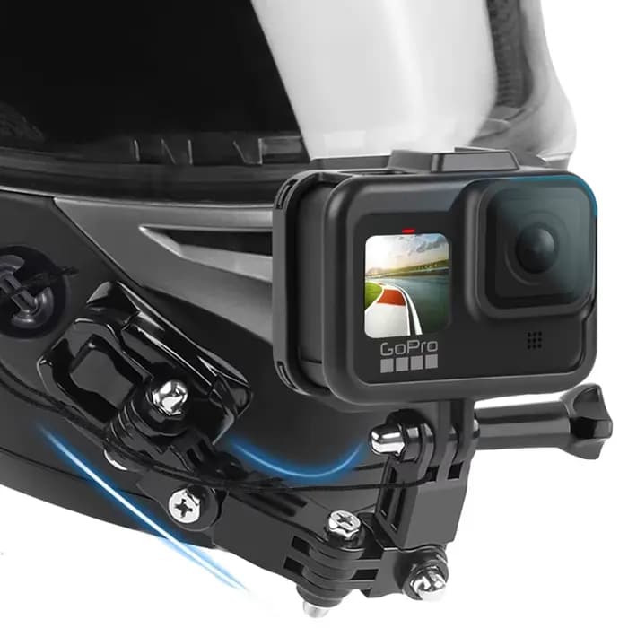 Support de casque de moto pour Gopro Hero 10 9 8 7 6 5 4 3 Yi osmo