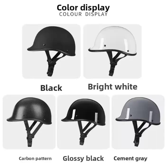 Casque de moto d'été pour hommes
