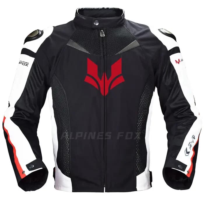 Veste de moto en maille pour hommes