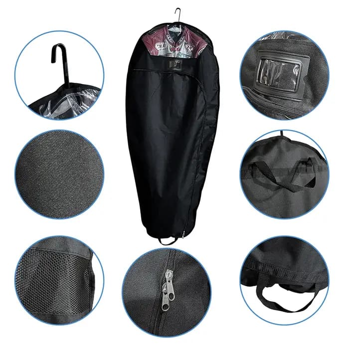 MOTO4U sac de costume de course housse de protection Anti-poussière housse de protection pour costume en cuir moto costume en cuir sac de protection étui