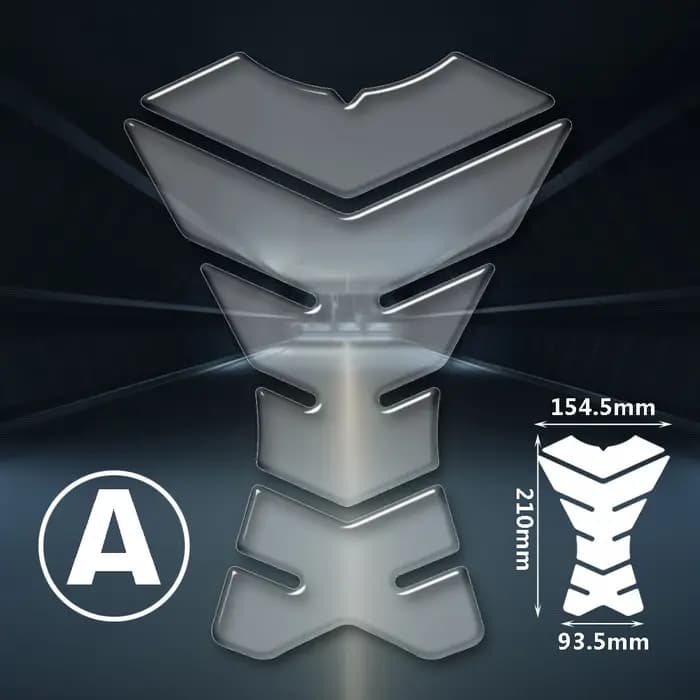 Protection transparente de tampon de réservoir de moto universelle pour Kawasaki Honda Yamaha Suzuki Aprilia Benelli