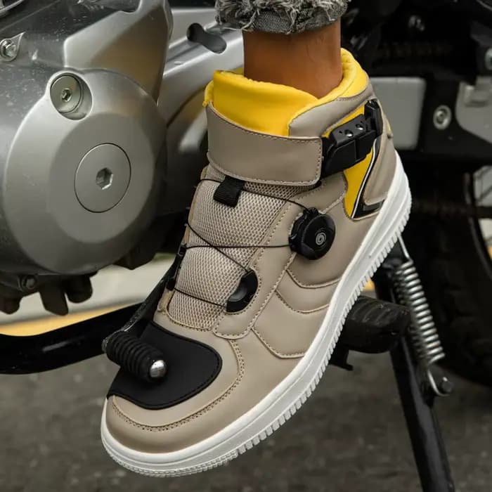Bottes de motard respirantes unisexes