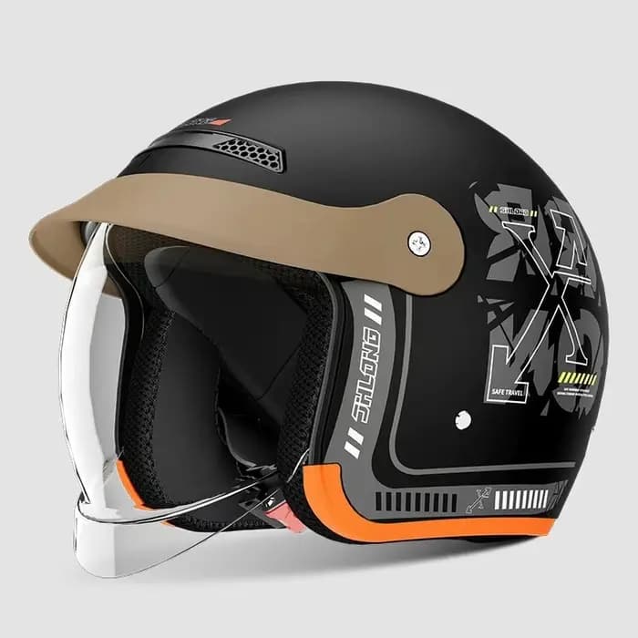 Casque Demi-Coque Rétro Coupe-Vent Chaud pour Vélo Électrique